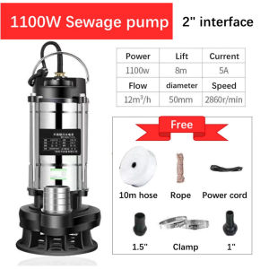 304 stainless steel heavy-duty submersible pump 220V  Irrigation pump