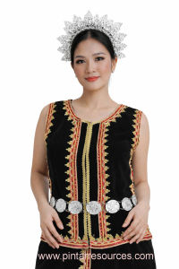 READY STOCK Sabah Native Kadazan Dusun Kids Adult Costume Belt Accessories Tali Pinggang Besi Tradisional Sabah Himpogot Traditional Belt