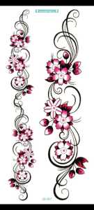 Tato Temporer Tattoo Tatto Temporary Tahan Air Sementara Anti Air Seri QC-657