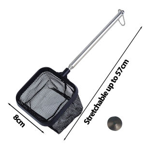 ถังเก็บกุ้งจับปลา3มิติสำหรับสระน้ำขนาดเล็กและสระน้ำตาข่ายทำความสะอาดทำความสะอาดตู้ปลาแบบตาข่ายดักปลาเก็บได้