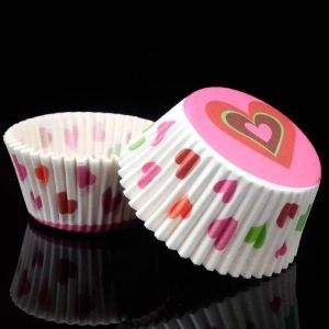 100Pcs 3oz  Paper Cups Cake box Cupcake Liner Kitchen Baking Accessories