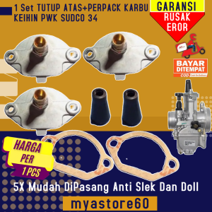 Sparepart Karburator Karbu Sudco KWS CPO NGO Carburator Tutup Besi Cangkang Atas PWK 34 PWK34 Penutup Skep Karbu