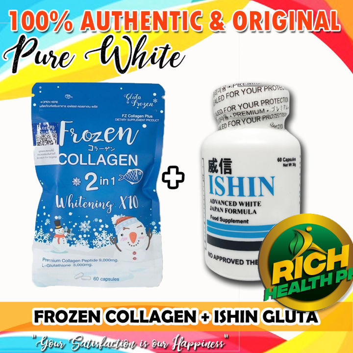 frozen glutathione Frozen Collagen 2 in 1 WhiteningX10 Skin Care Set – 5D Gluta Official Store main image 1