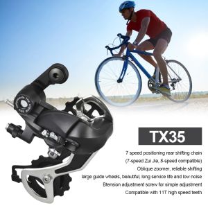 1PC Bicycle Derailleur Tourney RD TX35 6/7/8 Speed Direct Mount MTB Rear Mech Derailleur