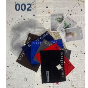 3 HELAI 1 SET BOXER LELAKI YANG BERGETAH FREE SIZE (27-3 Inch)