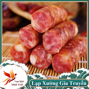 1 kg lạp xưởng loại dài Bến Tre nhiều thịt-chất lượng thơm ngon hấp dẫn và tiện lợi cho người dùng- Vựa Khô Minh Triết