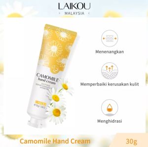ORI 100% LAIKOU MATCHA HAND CREAM/KRIM TANGAN MEMPERBAIKI KULIT KERING KASAR KERIPUT MELEMBABKAN TANGAN MEMPERBAIKI KULIT KERING