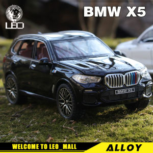 LEO 1:32 BMW X5โมเดลรถอัลลอยสําหรับเด็กของเล่นเด็กของเล่นสําหรับรถเด็กของเล่น