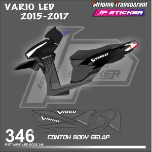 VARIO LED 2015-2017 (COD) STIKER STRIPING MOTOR HONDA VARIO LED HOLOGRAM DAN TRANSPARAN