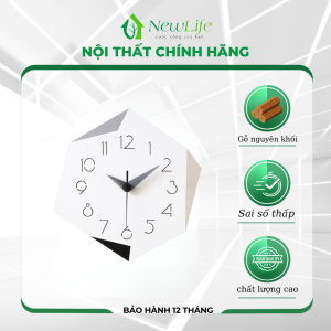 Đồng Hồ Treo Tường FM6G bằng Gỗ Thiết Kế Đơn Giản Sáng Tạo Phong Cách Bắc Âu- HÀNG NHẬP KHẨU