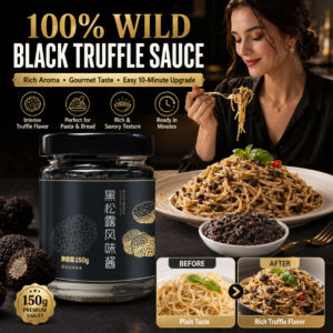 Premium Black Truffle Sauce Wild Black Mushroom Condiment Steak Pasta Sauce Western Cuisine