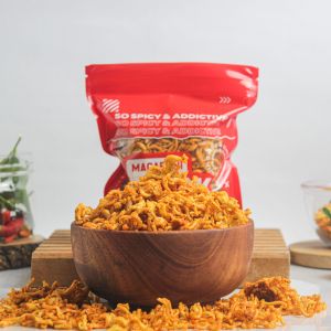 Mie Kremes Pedas Daun Jeruk Cuck Kemasan Reguler 80gr Makanan Ringan Jajanan Snack Cemilan Nagih