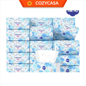 【COZYCASA】【20 Packs/Box】 ManHua Camellia Drawing Tissue | 5-Ply 400 Sheets| Virgin Wood Pulp