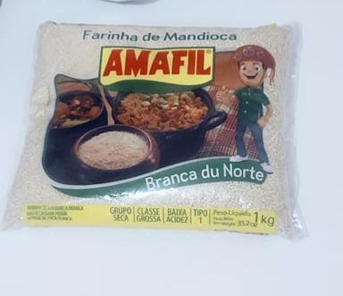 Brazilian Cassava Flour thick / Farinha de mandioca Branca Grossa ...