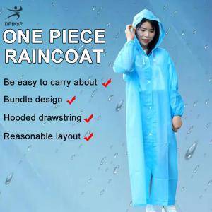 DP🔊🔥🔥🔥 เสื้อแจ็กเก็ตกันน้ำสำหรับผู้หญิงผู้ชาย เสื้อกันฝนแบบหนาทำจากพีวีซีเสื้อกันฝนมีฮู้ดเสื้อแจ็คเก็ตเสื้อกันลม
