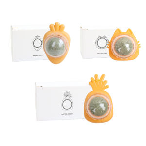 Hello Cutie-Mainan kucing bola mint pet dan tongkat bermain pengasah gigi sendiri Pet Cat Mint Ball Cat Toy