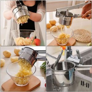 Dụng cụ làm bún bằng inox bánh lọt bánh canh 3 vỉ khuôn loại 1 cao cấp tiện dụng