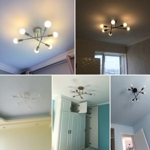 Highfine Light's 6 Light Chandelier: Modern Design for Your Home