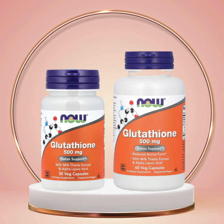 now glutathione with milk thistle Now Foods Glutathione - Capsules 