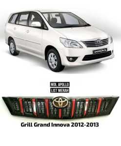 Grill  Depan Innova 2004-2011 & Grill Grand Innova 2012-2012 Model Apollo/Model Prado Bahan Plastik Abs