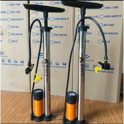 Bơm xe đạp xe máy Kapusi lực bơm khỏe bơm tay nhẹ nhàng tiện lợi có đầu bơm bóng bơm đệm