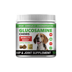 Chondroitin Glucosamine Chews Mobility Boost Hip & Joint Supplement for Dogs Chicken Flavor 120 Soft Chews