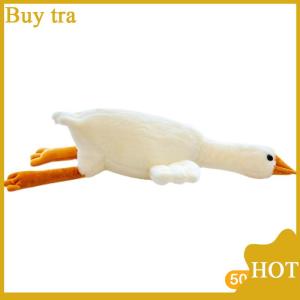 [Buytra] Tie-Dyed Colorful White Goose Leg-Clamping Plush Toy Goose Doll Washable And Detachable For Sleeping