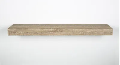 MR OEM 1 Piece 60cm/ 80cm Floating Wall Mount Shelf Hidden TV Deco Rack Home Living (3.8cm /5cm Thickness) Rak Hiasan Dinding