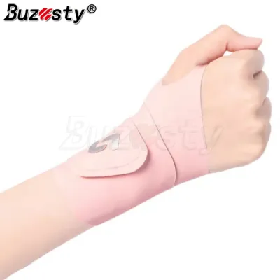 Buzesty Ultra-Thin Wrist Brace Support for Carpal Tunnel Pain Relief Arthritis Tendonitis Elastic Wrist Wraps Right and Left Hands - Compression and Support for Fitness Enthusiasts