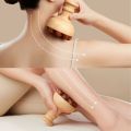 Dorisna massage bằng gỗ công cụ gỗ dẫn lưu hệ bạch huyết Massager chống cellulite Định hình vóc dáng công cụ cho bụng cổ vai Đau Giảm đau cơ bắp. 