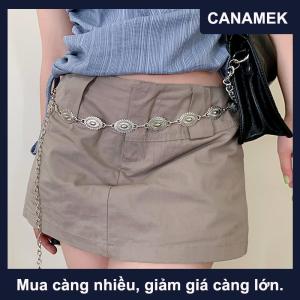 【CANAMEK】 Retro đa năng phong cách dân tộc kim loại Bohemian eo chuỗi vành đai cho phụ nữ thời trang áo len chuỗi eo con dấu cơ thể phụ kiện trang trí nội thất