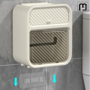 Tissue Box Light luxury paper box roll for bathroom storage