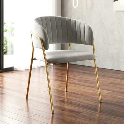 Furniture Direct MARYSE Velvet Fabric Arm Chair-2 Colors