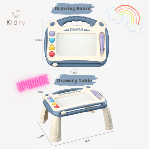 Magnetic Drawing Table Doodle Educational Early Learning Colourful Toy Gift Kids Children | Mainan Lukis Nanak