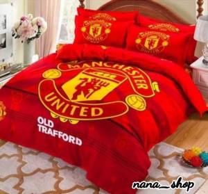 ชุดผ้าปูที่นอนครบชุด 6 ชิ้น รวมผ้านวม ขนาด 3.5 / 5 / 6 ฟุต ลายทีม แมนยู  บาซ่า ลิเวอร์พูล ฟุตบอล MAN U  เชลซี อาร์เซน่อล เก็บเงินปลายทาง