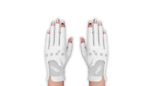 PE高尔夫手套女 成人高尔夫运动专用 露指可触屏 半指防滑手套