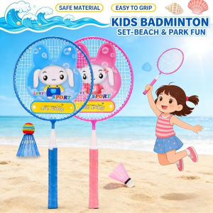 Kids Badminton Racket Mini Badminton Rackets Starter Badminton Set Indoor Outdoor Sports Toy