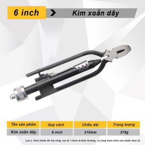Kìm xoắn cắt dây an toàn thép carbon cao cấp 6/9 inch đa kích thước bền sử dụng đơn giản sửa chữa