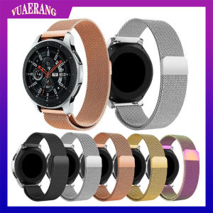VUAERANG Stainless Steel Watch Strap Band 20mm 22mm Watchband Magnetic Metal Strap for Samsung Galaxy Watch Women Men Watch Band Strap