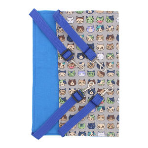 DY Loving Adjustable Pet Hammock Cartoon Cat Swing Hammock Breathable Canvas Soft Hanging Bed for Dogs Cats Summer