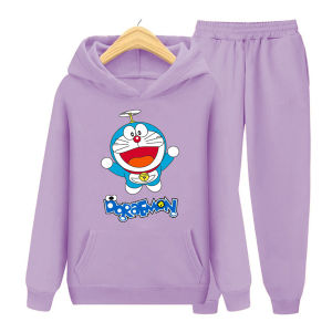 YMF - Setelan Sweater  Doraemon | Setelan Anak | COD ( Anak-Remaja)®