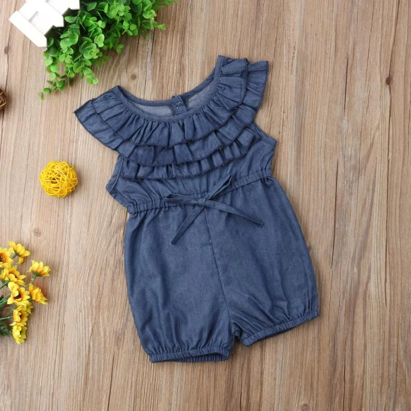 Premium PSD | Jean jumpsuit for baby or chidren's on transparent background