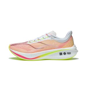 Li Ning Electric Flying 3 Elite CHALLENGER Mens Running Shoes with CARBON-FIBER PLATE Reflective Beng Silk High Rebound Professional Racing Shoe ARMT037