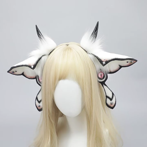 Realistic Wolf Ear Headbands Cosplay Costume Hair Hoop Adjustable Size Headgear for Festivals and Celebrations