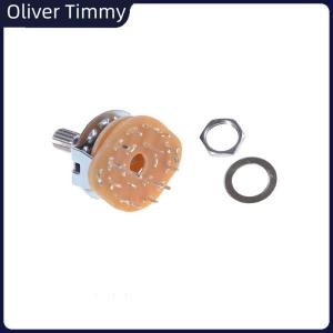 [Oliver Timmy] กีต้าร์เครื่องขยายเสียง Channel band ROTARY SWITCH SELECTOR RS25 3 POLE 4 position 3P4T