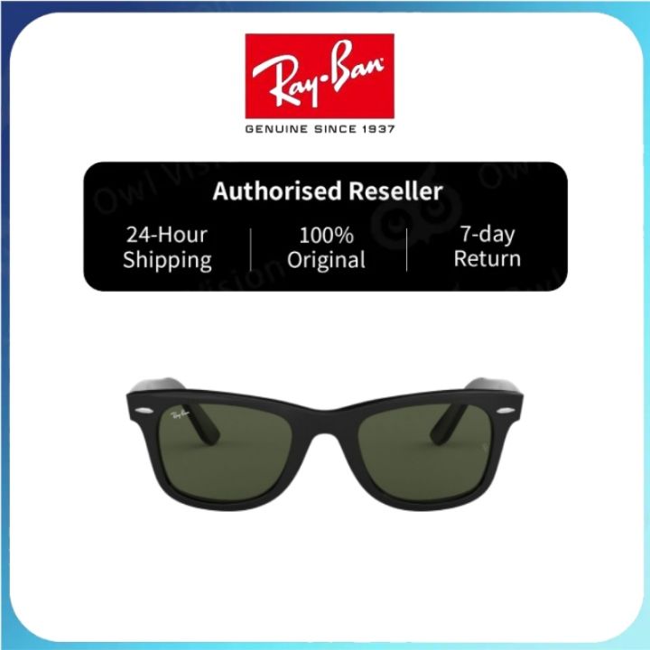 【fast Ship】 Ray Ban Original Wayfarer Folding Classic Sunglasses Rb4105 601s Lazada