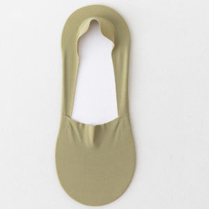 DK ถุงเท้าคัชชู ซ่อนขอบ ข้อเว้า มีซิลิโคนกันหลุด ผ้านุ่มลื่น เย็นสบาย ใส่ได้ชายหญิง ฟรีไซส์