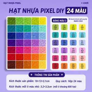 [Xếp chồng/thêm hạt 2.6mm] 24.000 hạt chất lượng cao mịn - Gói bổ sung bao gồm thùng chứa tiện lợi