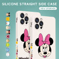 UCUC Casing hp Infinix Smart 6 HD X6512 OPPO Reno 8 5G Reno8 Pro 5G Smart6HD Case New Cartoon Mouse Design Side Design Square Edge Pattern Liquid Silicone Casing Full Cover Camera Shockproof Protection Case. 