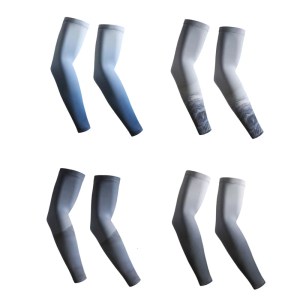 Lụa băng ống tay áo dài bảo vệ cánh tay mặt trời bảo vệ Băng Tay áo nonslip bảo vệ cánh tay cho chạy bộ câu cá đi xe đạp